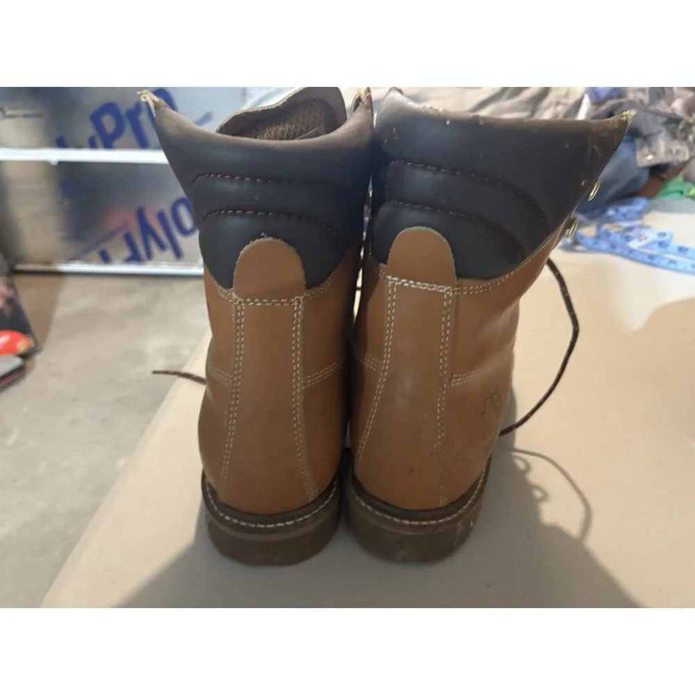 BRAHMA Leather‎ Boots Chestnut Black Size Mens 9.5